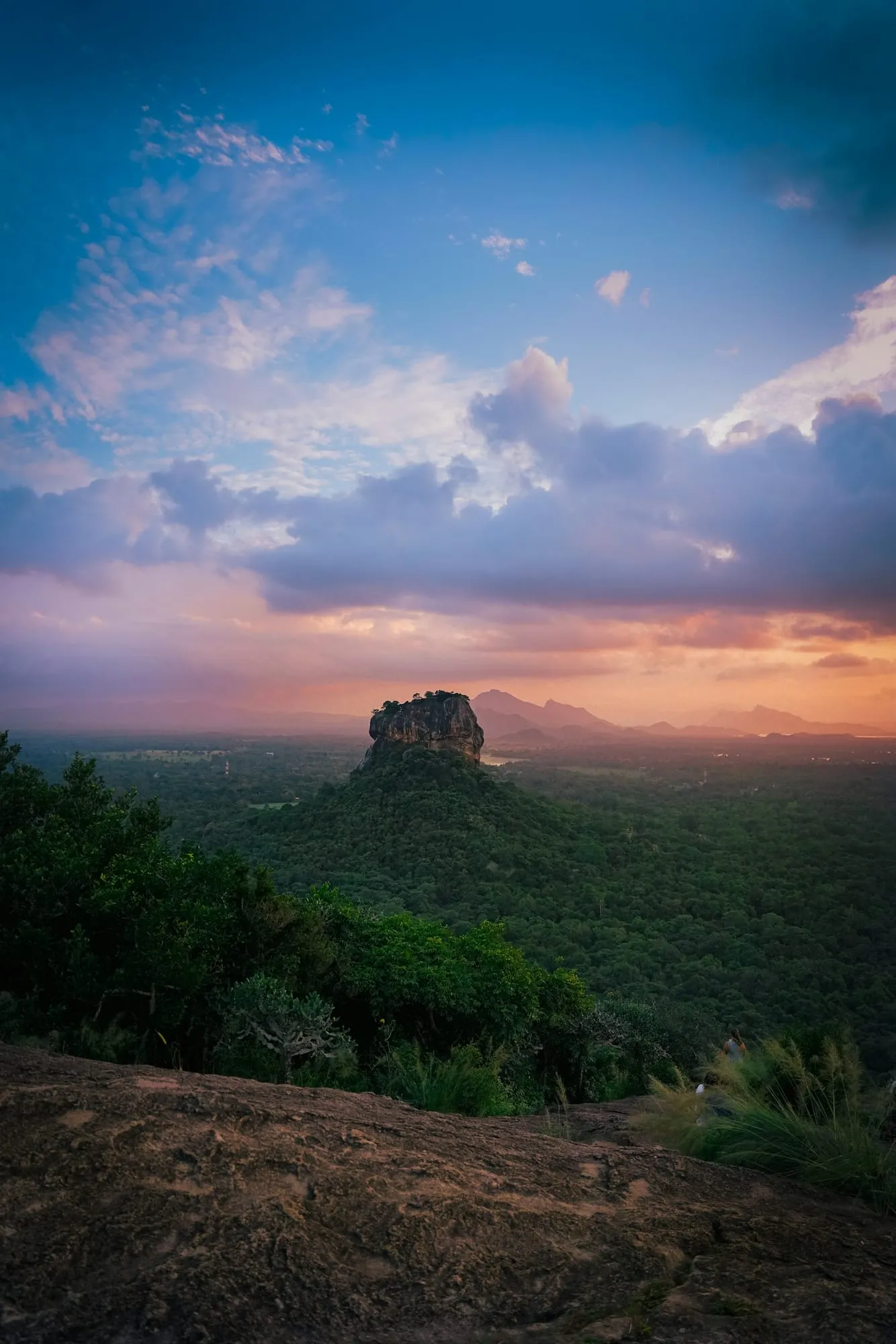 Sigiriya in golden light