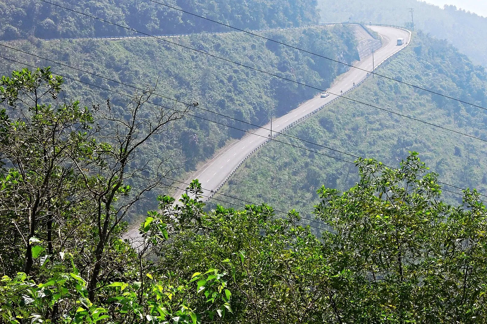 The Hai Van Pass above the South China Sea