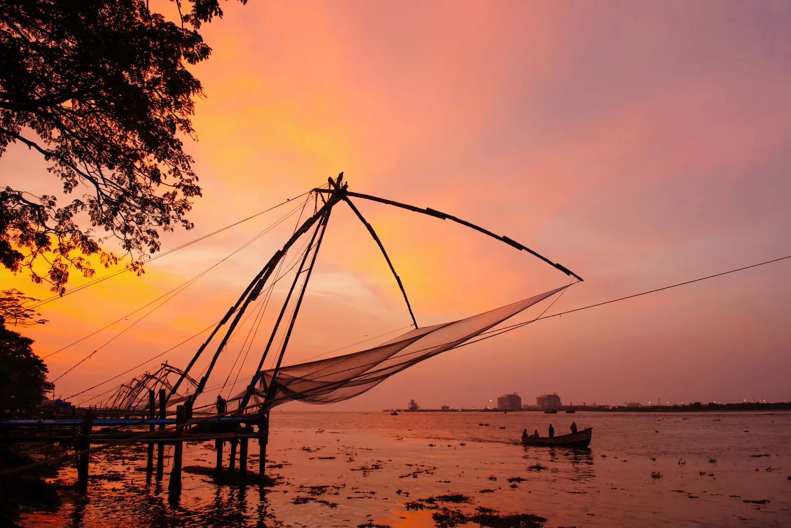 The nets at dawn, Fort Kochi