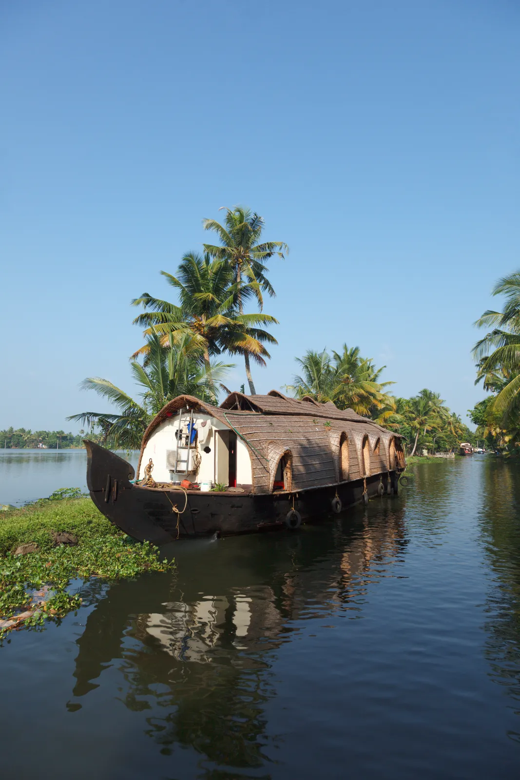 A houseboat on the Vembanad backwater