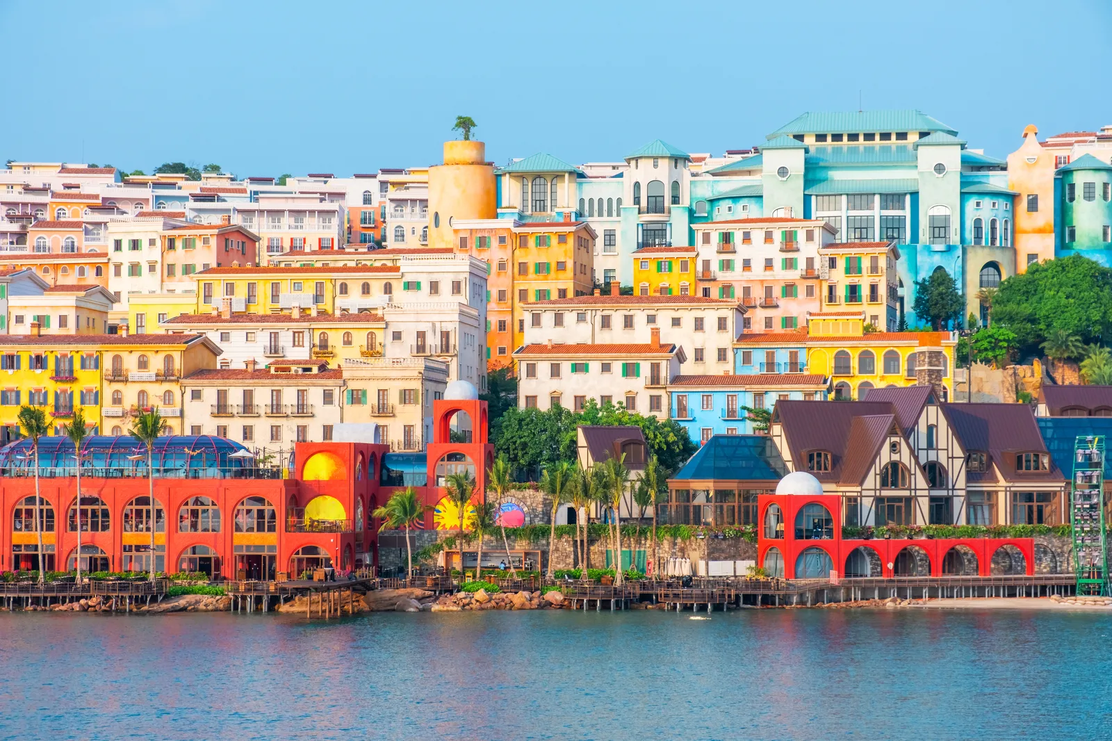 George Town's painted shophouses