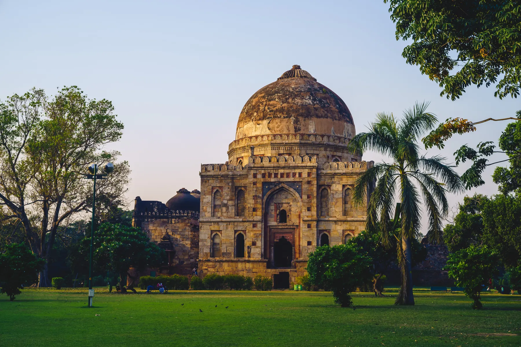 Bara Gumbad, Lodi Garden, Delhi at dusk